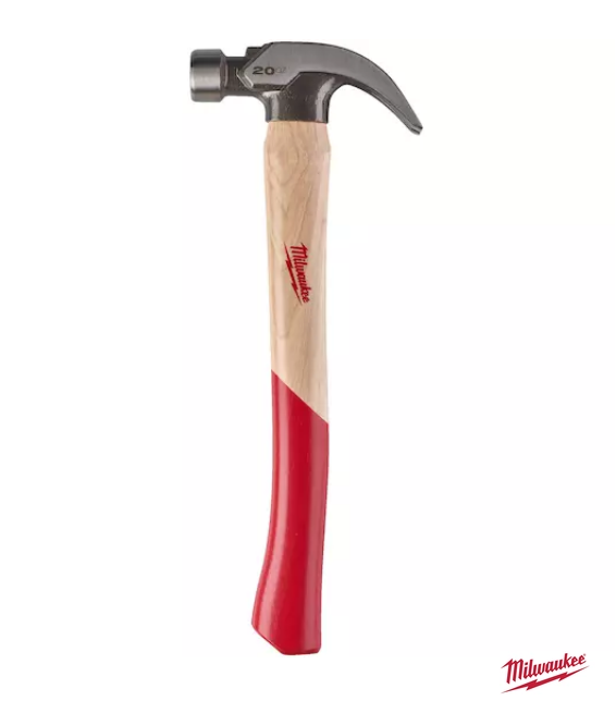 Milwaukee Ahşap Saplı Pençe Çekiç 450 GR 4932478660