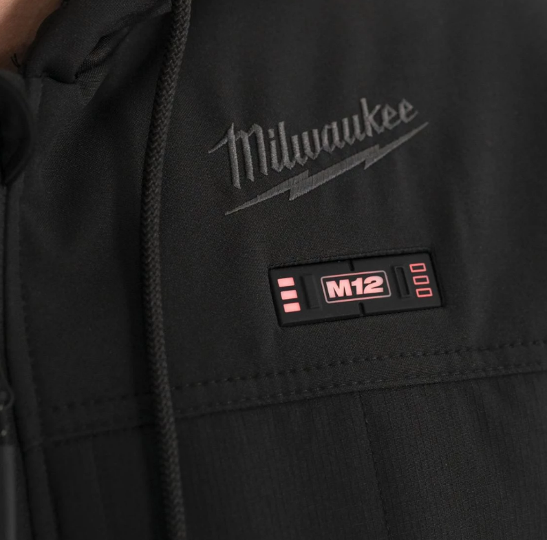 Milwaukee  M12 HPJbl2-0 L Isıtıcılı Puffer Mont Siyah 4932480073