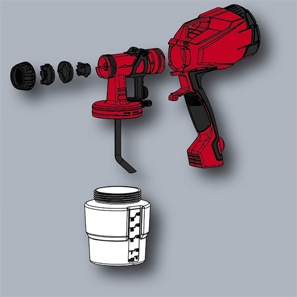 Einhell Tc-Sy 500 P Sprey Boya Tabancası 4260010