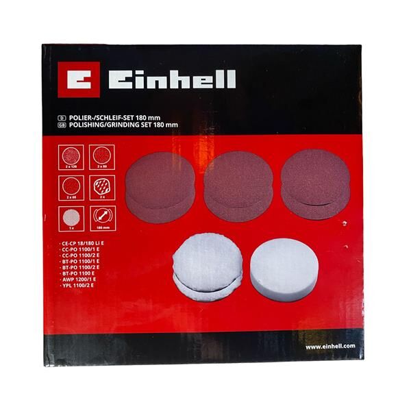 Einhell CE-CP 18/180 Lİ İçin Polisaj Cilalama Zımpara Seti 2093233