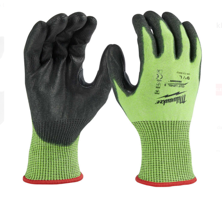 Milwaukee 5.Derece Kesik Korumalı Eldiven 9/L 4932479933