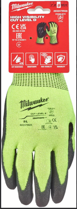 Milwaukee 4.Derece Kesik Korumalı Eldiven 9/L 4932479928