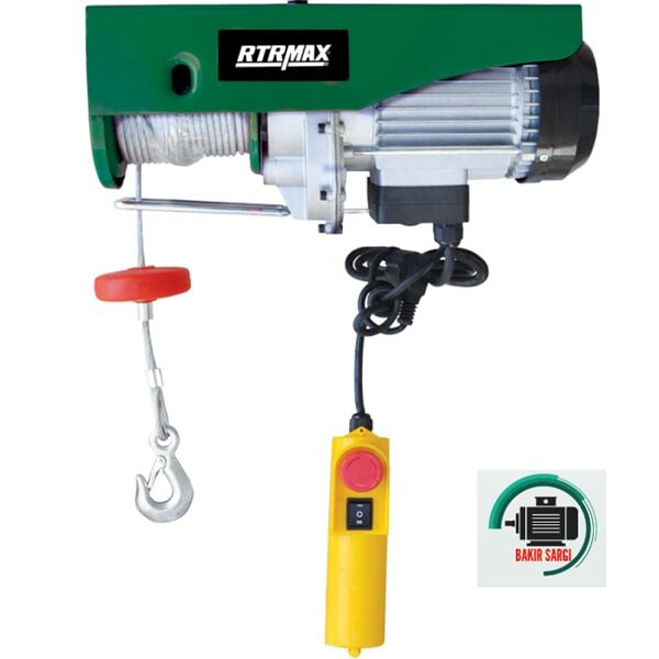 Rtrmax Rtm490A Elektrikli Vinç - Bakır Sargı
