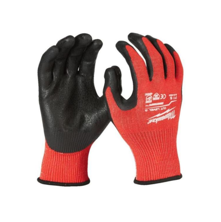 Milwaukee 3.Derece Kesik Korumalı Nitril Eldiven 10/XL PK(12) 4932479014