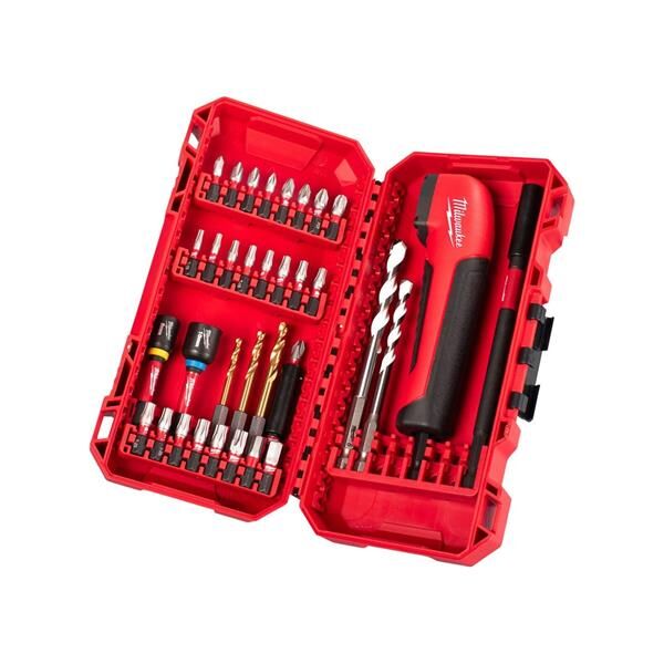 Milwaukee Shockwave Köşe Adaptörlü Bits Uç Seti 35 Parça 4932493653