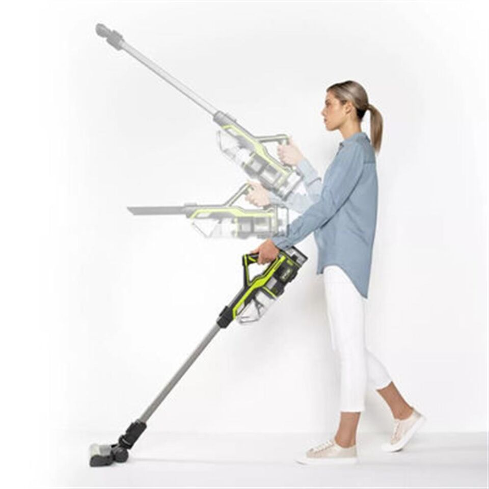 Ryobi R18SV7-140G Dikey El Süpürgesi 18V Kömürsüz Akülü