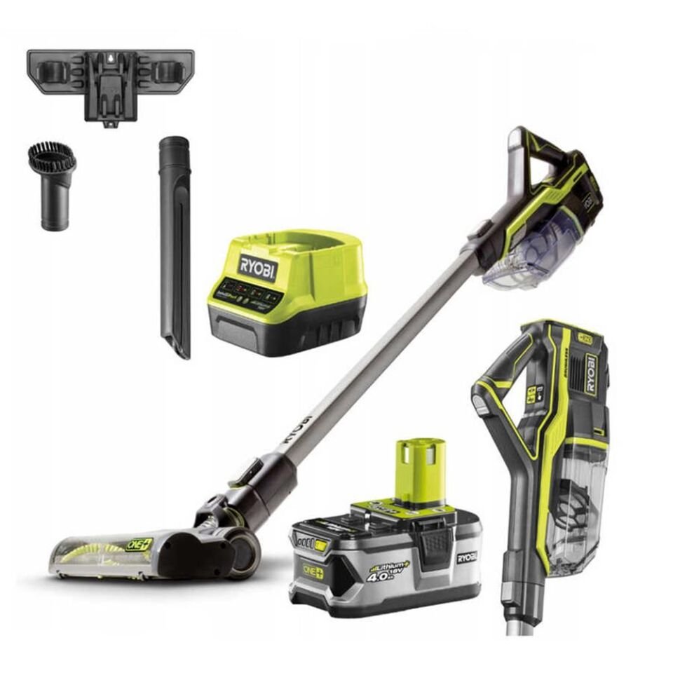 Ryobi R18SV7-140G Dikey El Süpürgesi 18V Kömürsüz Akülü