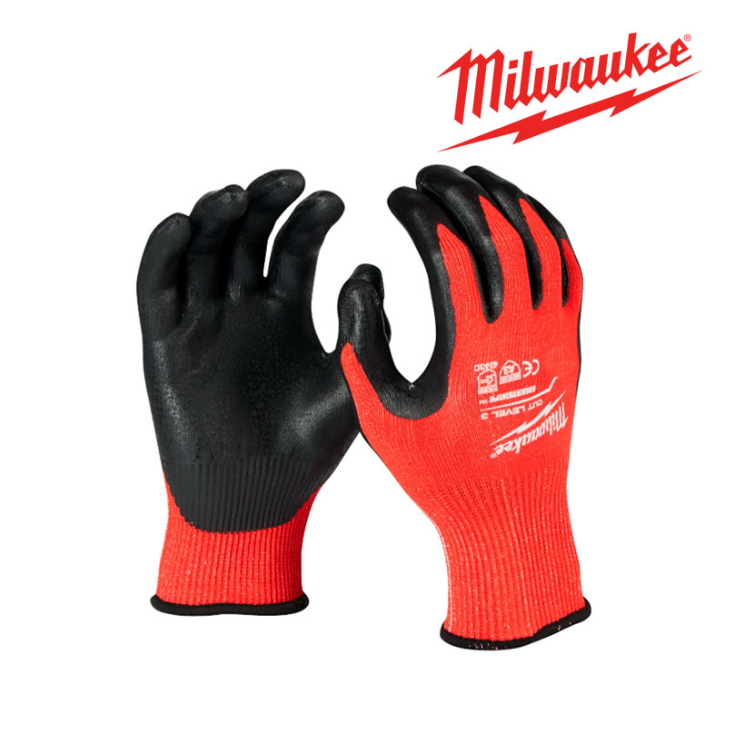Milwaukee 3.Derece Kesik Korumalı Nitril Eldiven 11/XXL PK(12) 4932479015