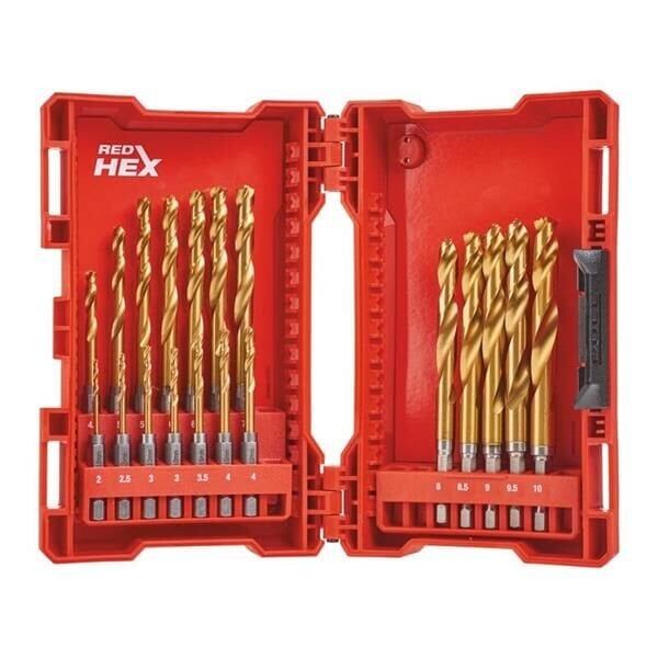 Milwaukee Metal Matkap Ucu Hex Girişli Hss-G 19 Parça 48894760