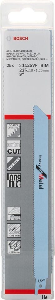 Bosch Tilki Kuyruğu Mak.Bıçağı S1125VF