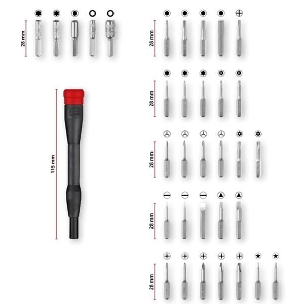Einhell Hassas Bits Uç Set 33 Parça 115010