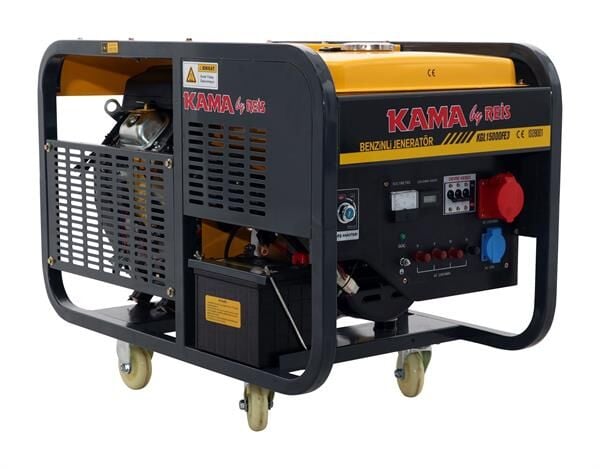 Kama KGL15000FE3 Benzinli 3 Fazlı 20 Amper Jeneratör 13,75 Kva