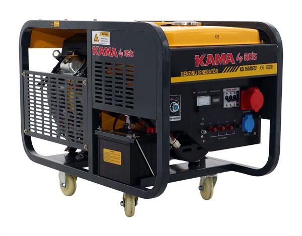Kama KGL15000FE3 Benzinli 3 Fazlı 20 Amper Jeneratör 13,75 Kva