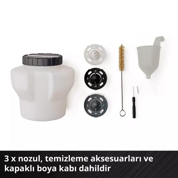 Einhell TE-SY 18/90 Lİ Solo Akülü Sprey Boya Tabanca Sistemi 4260040