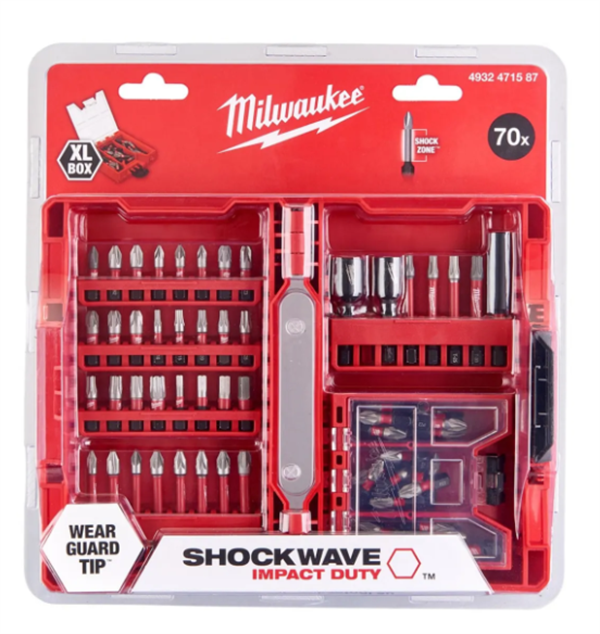 Milwaukee 70 Parça Bits Set 4932471587