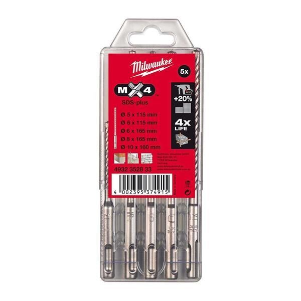 Milwaukee Sds Plus Matkap Ucu Set 5 Parça 4932352833