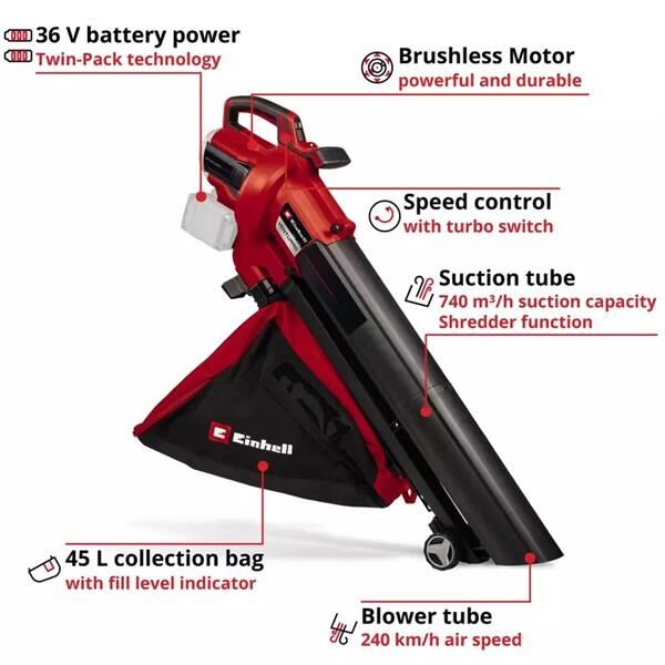 Einhell Venturro 36/240 Solo Yaprak Toplama 3433640