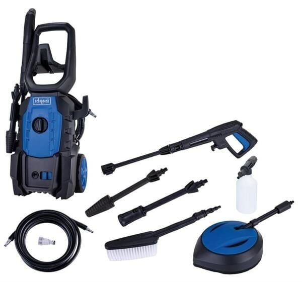 Scheppach HPC1600 Kit Yüksek Basınçlı Yıkama Makinası 1600W 135 Bar